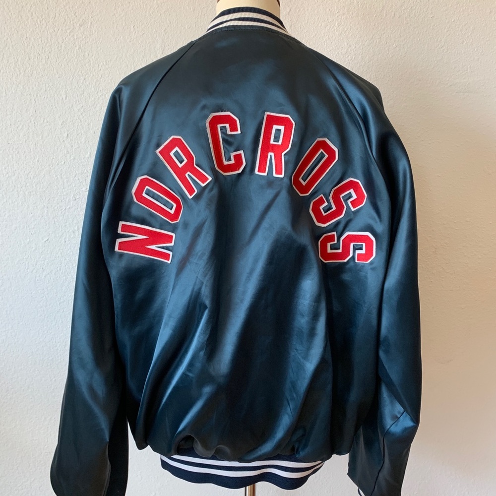 Made in USA, vintage Satin bomber XL - Picture 3 of 7